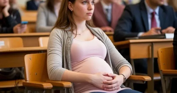 Студентка с младенцем на руках в Ярославле